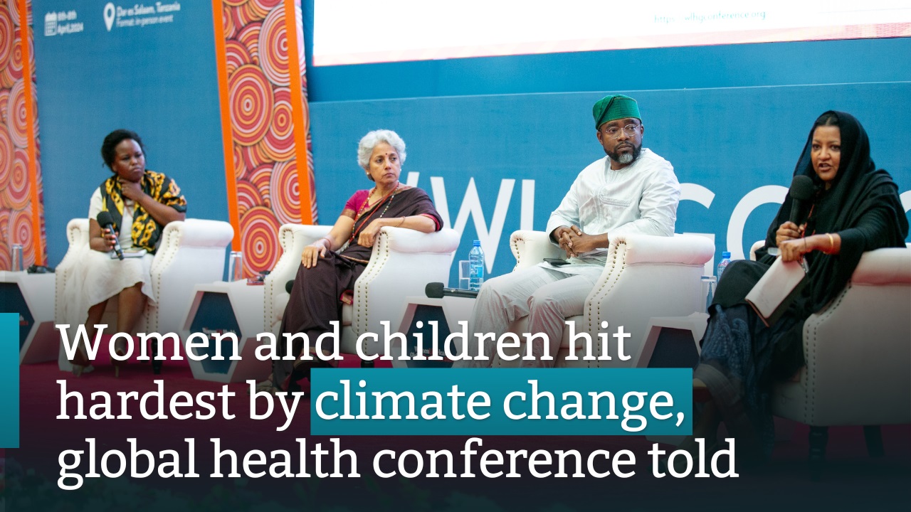 Women and children hit hardest by climate change, global health conference told
